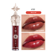 HANDAIYAN  Lip Gloss Lipstick Water Gloss Film Mirror Lip Glaze Glass Lip Gloss Moisturizing Lasting And Not Easy To Fade