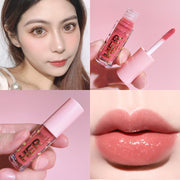 Glazed Mirror Water Lip Glaze Lipstick Female Student Lip Gloss Moisturizing Moisturizing Lip Glaze Toot Jelly Glass Lip Gloss