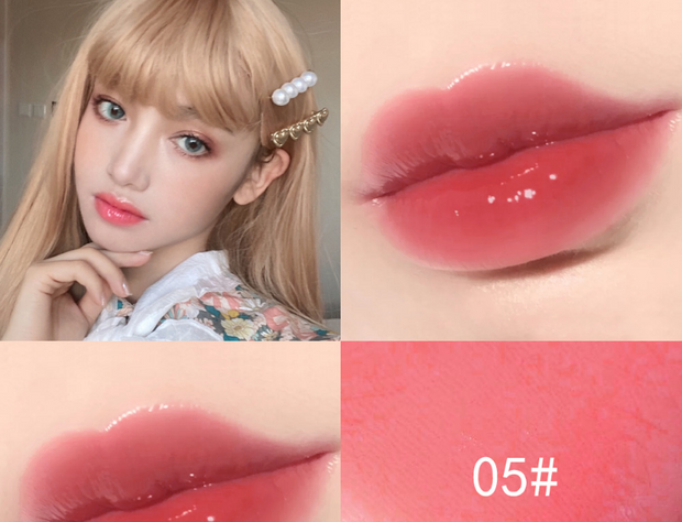 Dudu Lip Gloss Colorless Transparent Lip Gloss Bright Crystal Lip Gloss Glass Lip Fine Glitter Pearl With Shiny Jelly Color