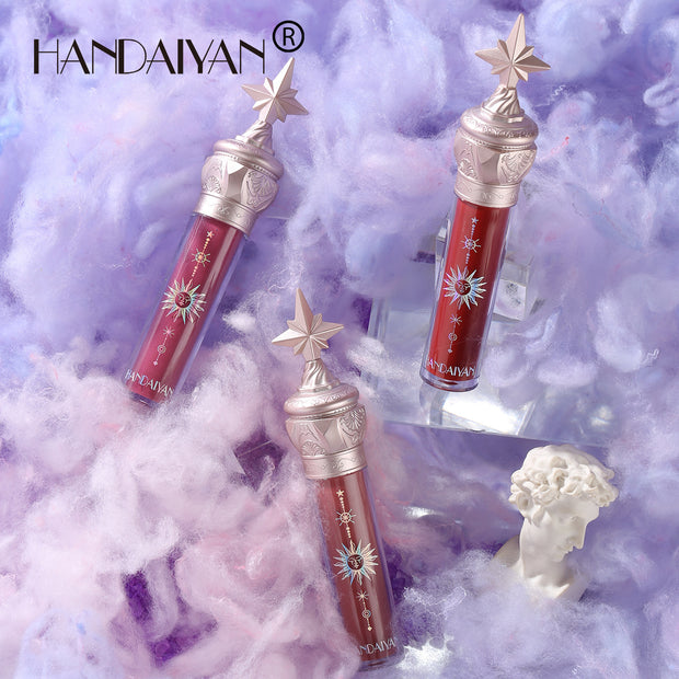 HANDAIYAN  Lip Gloss Lipstick Water Gloss Film Mirror Lip Glaze Glass Lip Gloss Moisturizing Lasting And Not Easy To Fade